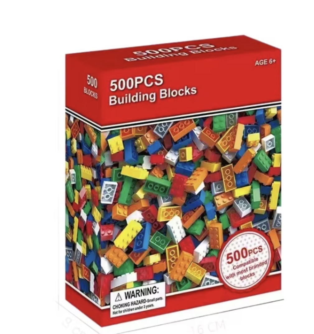 NineGoFirst 500-Piece Building Blocks Construction Set – Age 6+